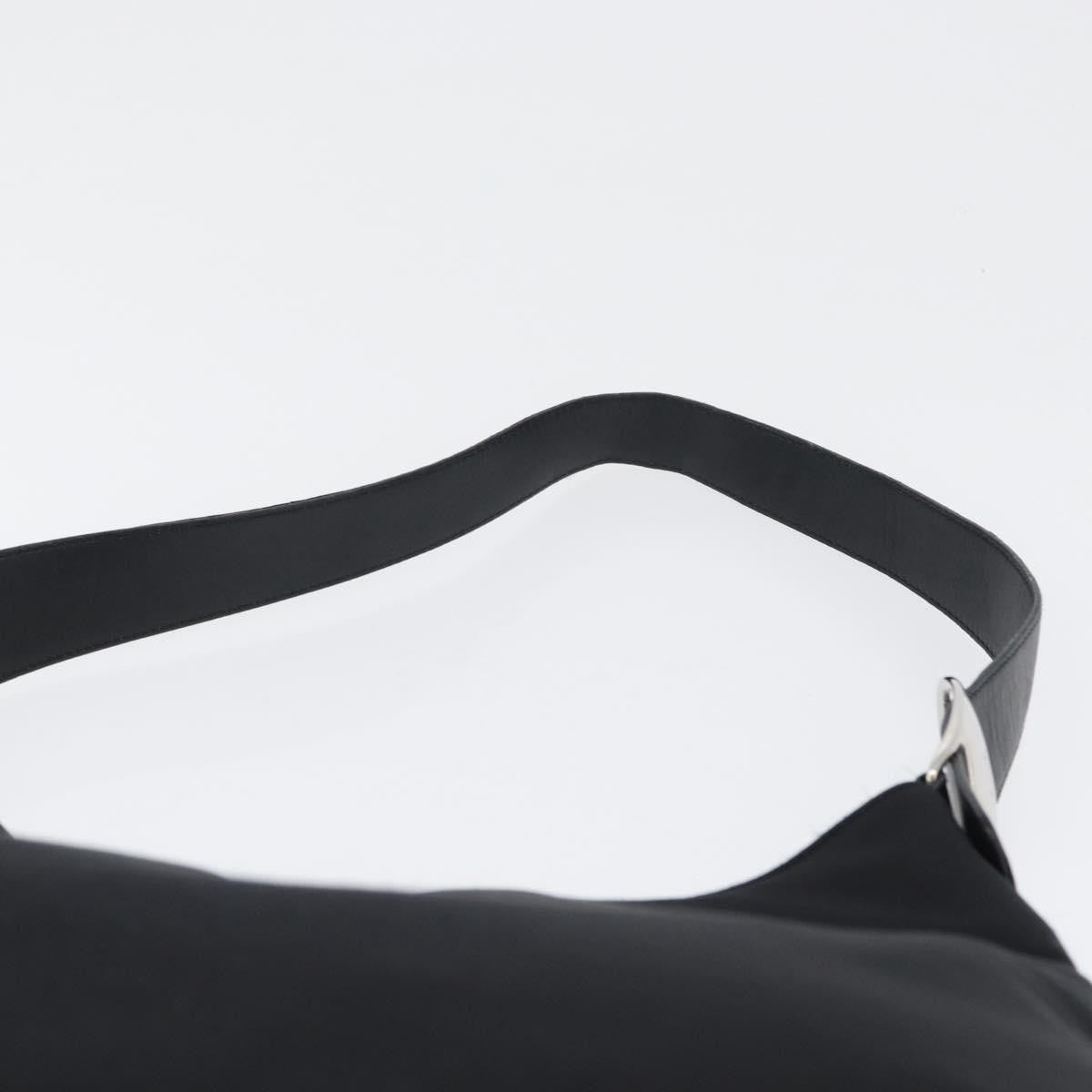 Salvatore Ferragamo Vala Nylon Black Nylon Shoulder Bag Bag (Pre-Owned)