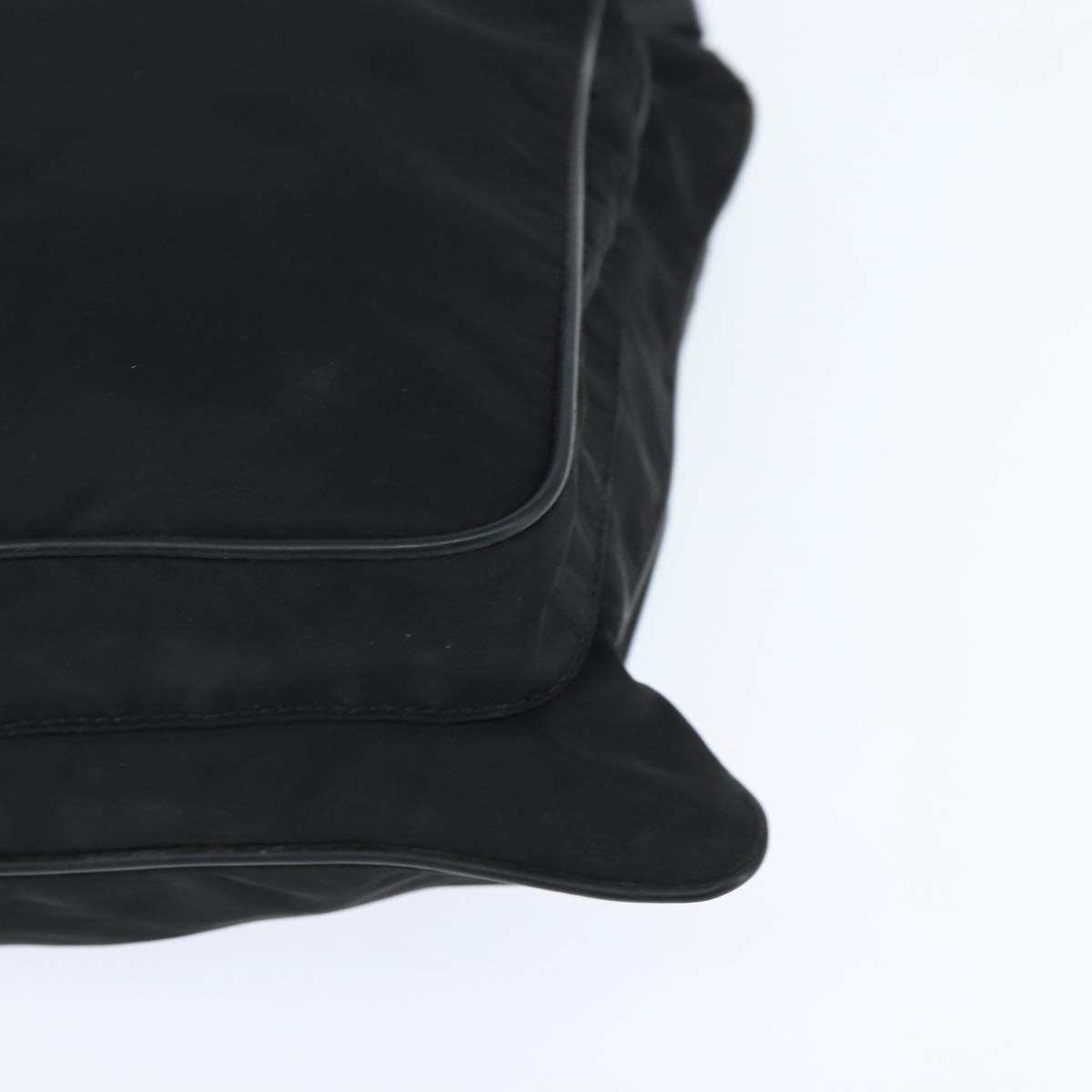 Prada Front Pocket Messenger Tessuto Black Nylon Shoulder Bag Bag (Pre-Owned)