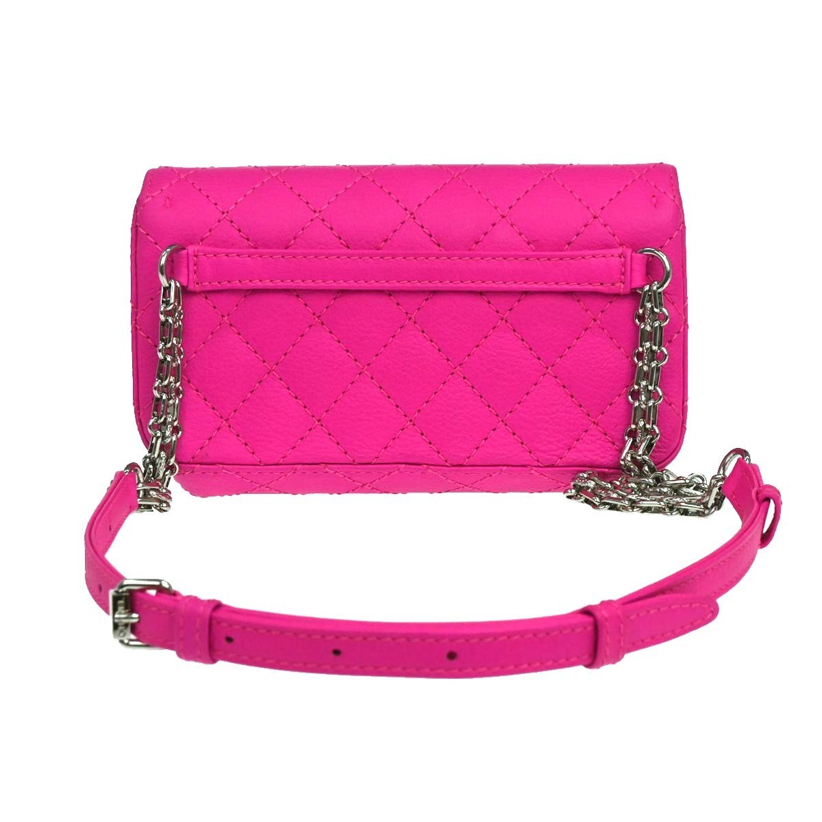 Chanel Reissue 2.55 Flap Clutch Quilted Aged Calfskin Pink Leather Shoulder Bag Bag (Pre-Owned)