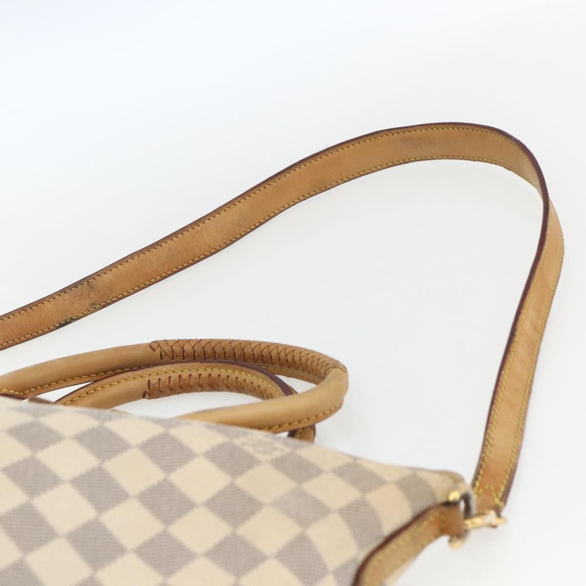 Louis Vuitton Riviera Damier Beige Canvas Handbag (Pre-Owned)