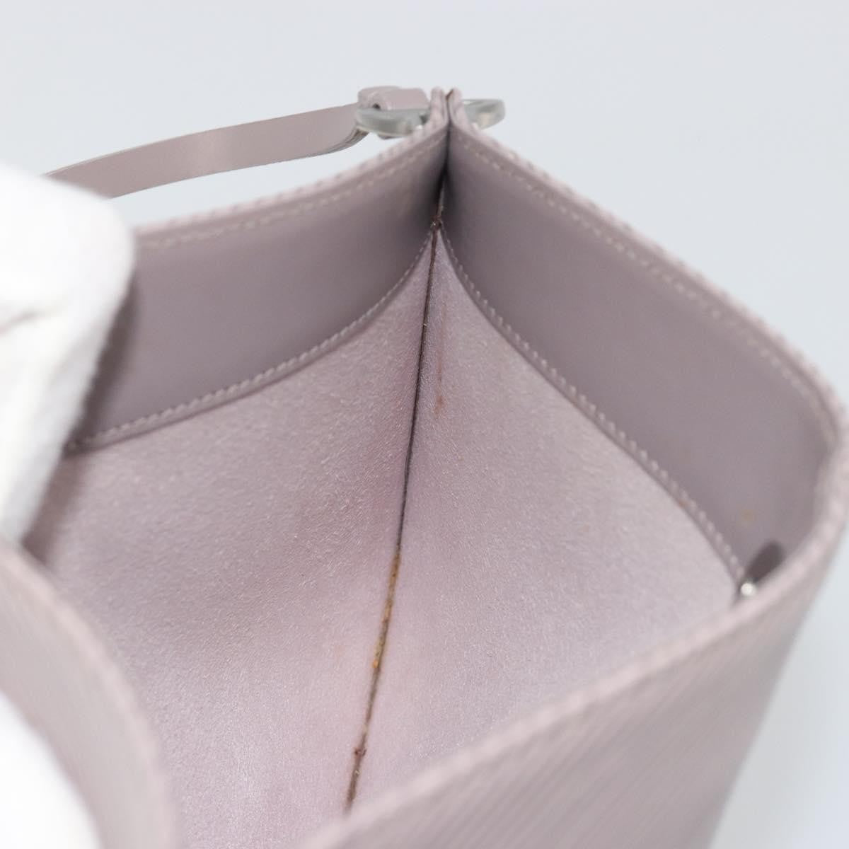 Louis Vuitton Demi Lune Pochette Epi Leather Purple Leather Clutche & Pouche Bag (Pre-Owned)