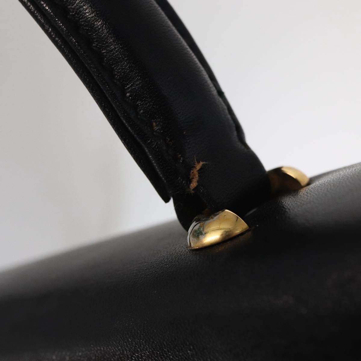 Celine Handbag Leather Black Leather Handbag (Pre-Owned)