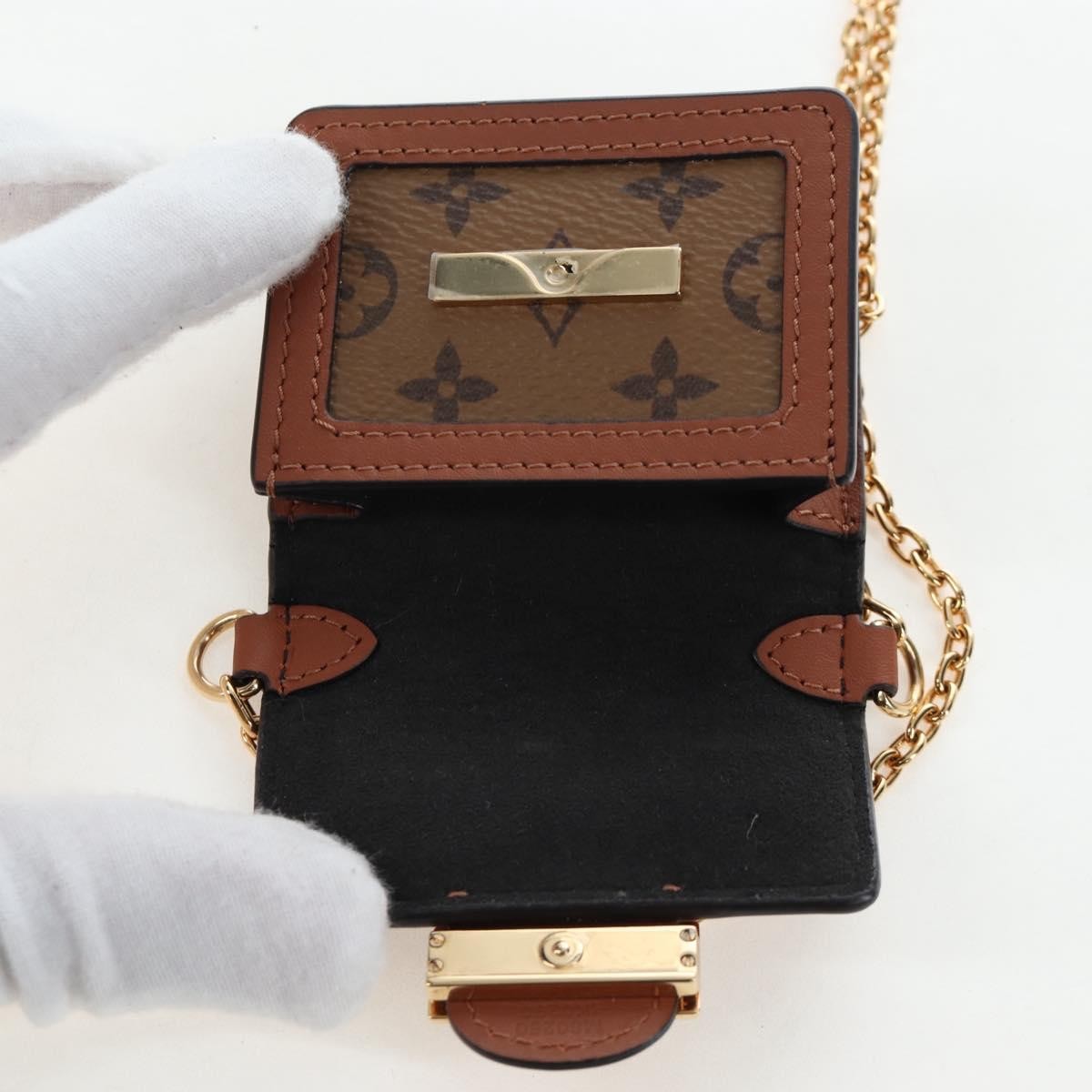 Louis Vuitton Dauphine Reverse Monogram Canvas Brown Canvas Shoulder Bag Bag (Pre-Owned)