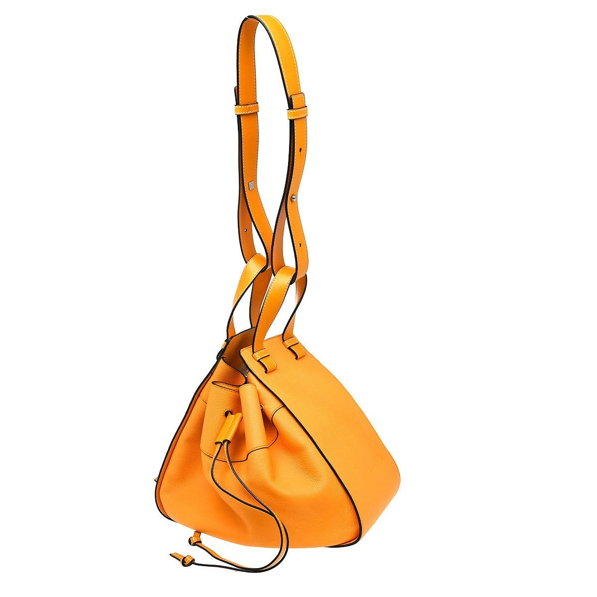 Loewe Hammock Leather Orange Leather Handbag (Pre-Owned)