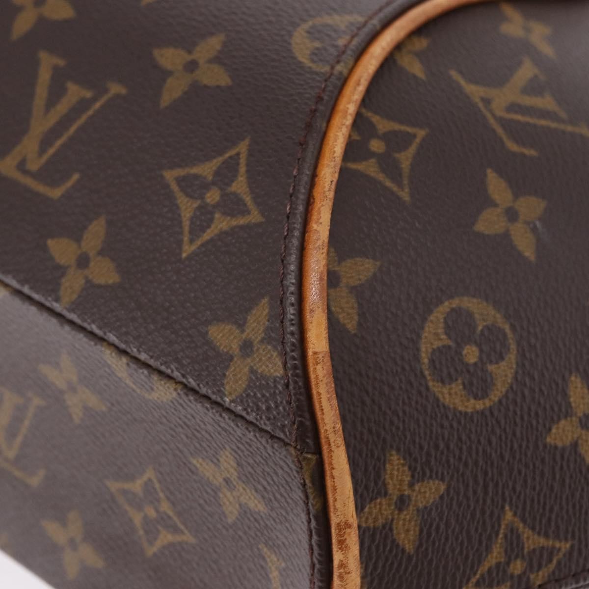 Louis Vuitton Ellipse Monogram Canvas Brown Canvas Handbag (Pre-Owned)