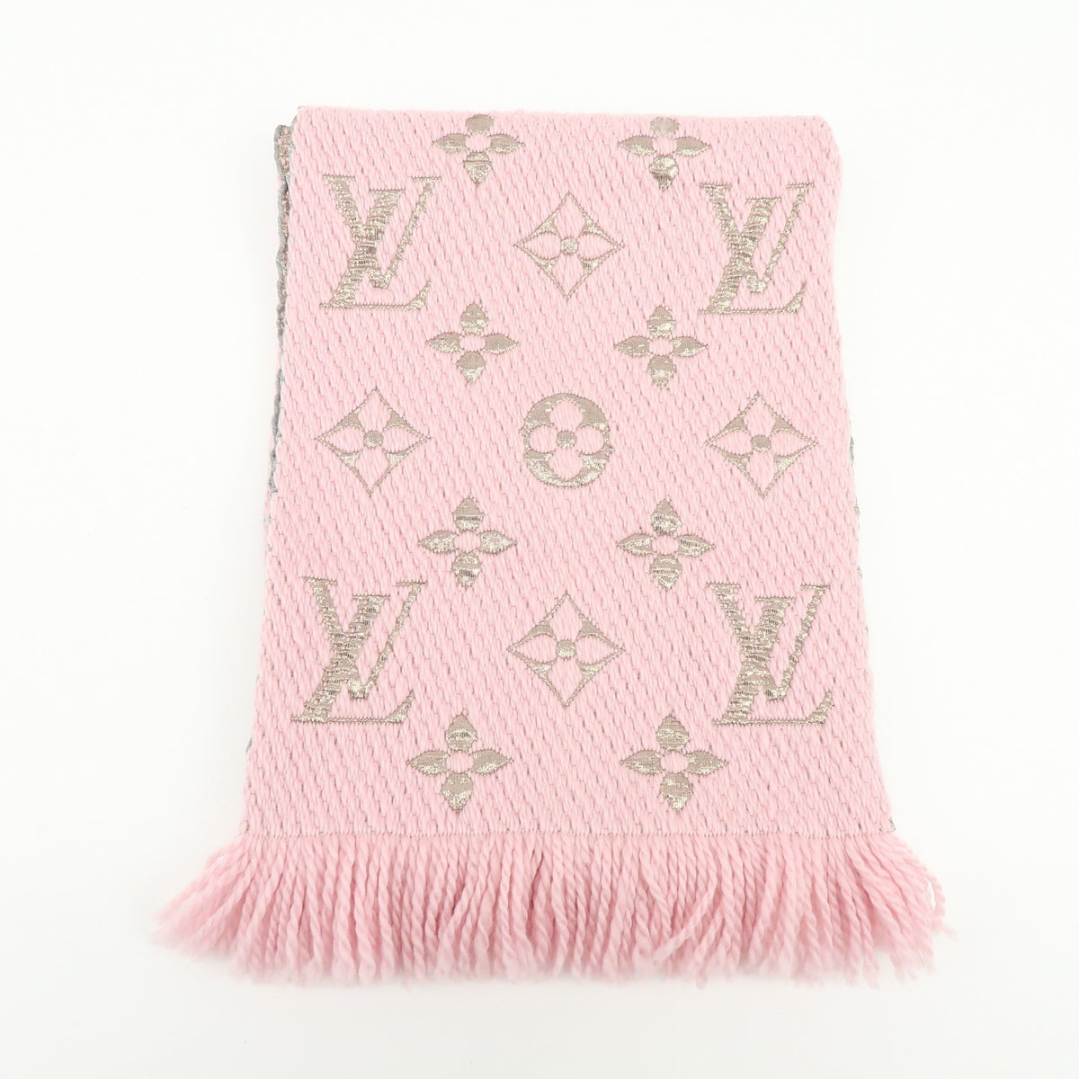 Louis Vuitton Etoile Scarf Monogram Pink Wool Scarve & Shawl Accessory (Pre-Owned)