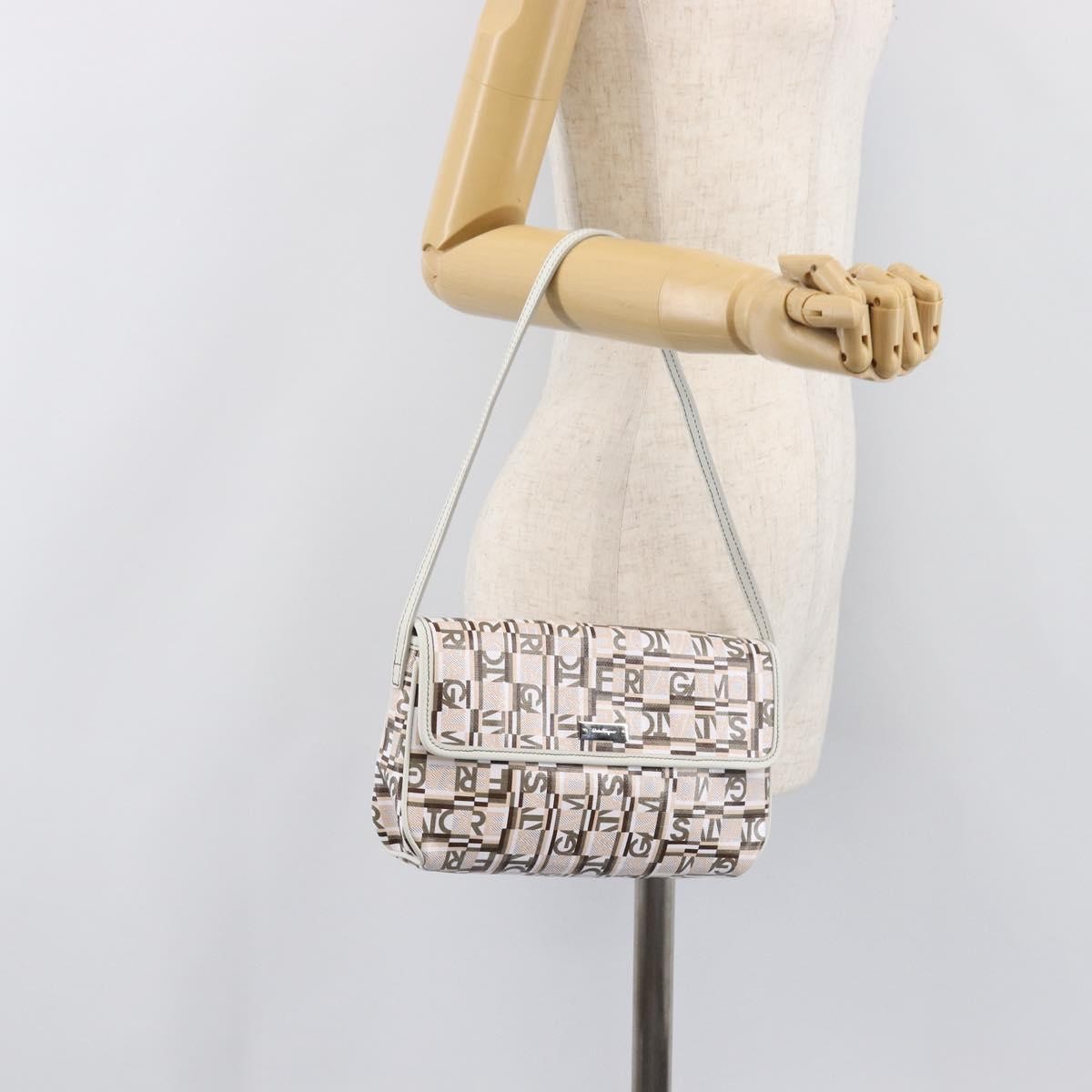 Salvatore Ferragamo Vintage Clutch Canvas Multicolour Canvas Clutche & Pouche Bag (Pre-Owned)