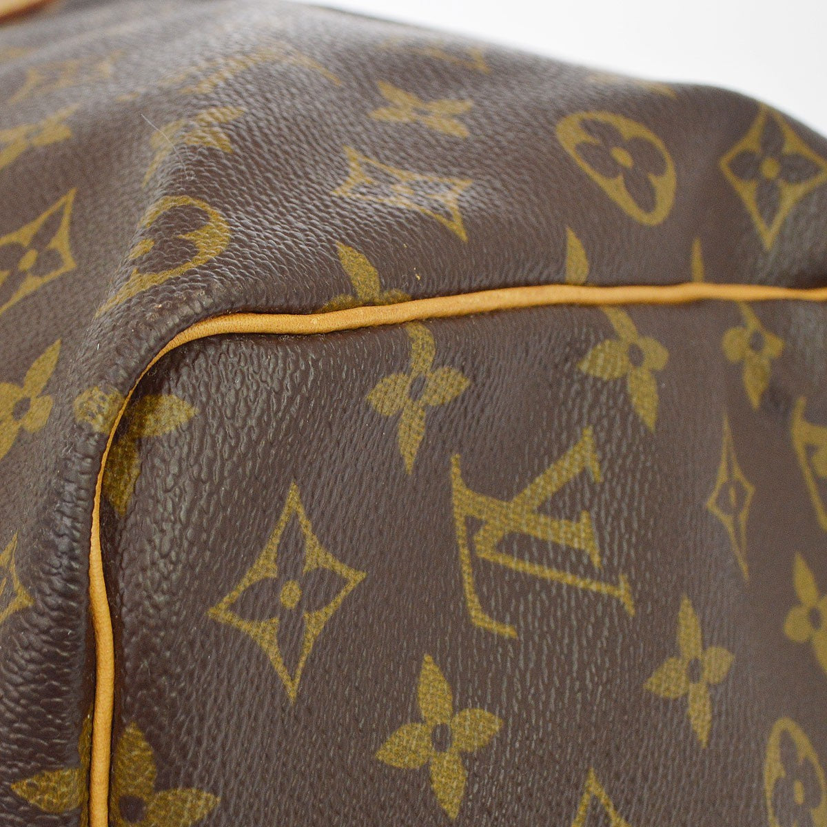 Louis Vuitton Keepall Monogram Canvas Brown Canvas Travel Bag Bag (Pre-Owned)