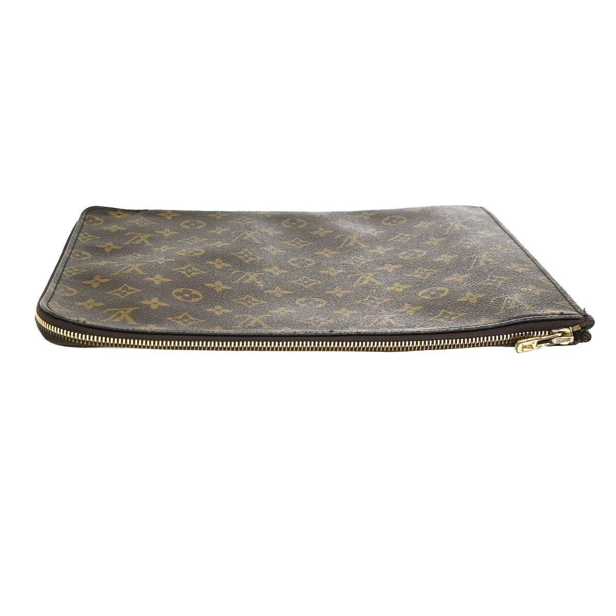 Louis Vuitton Poche Documents Monogram Canvas Brown Canvas Briefcase Bag (Pre-Owned)