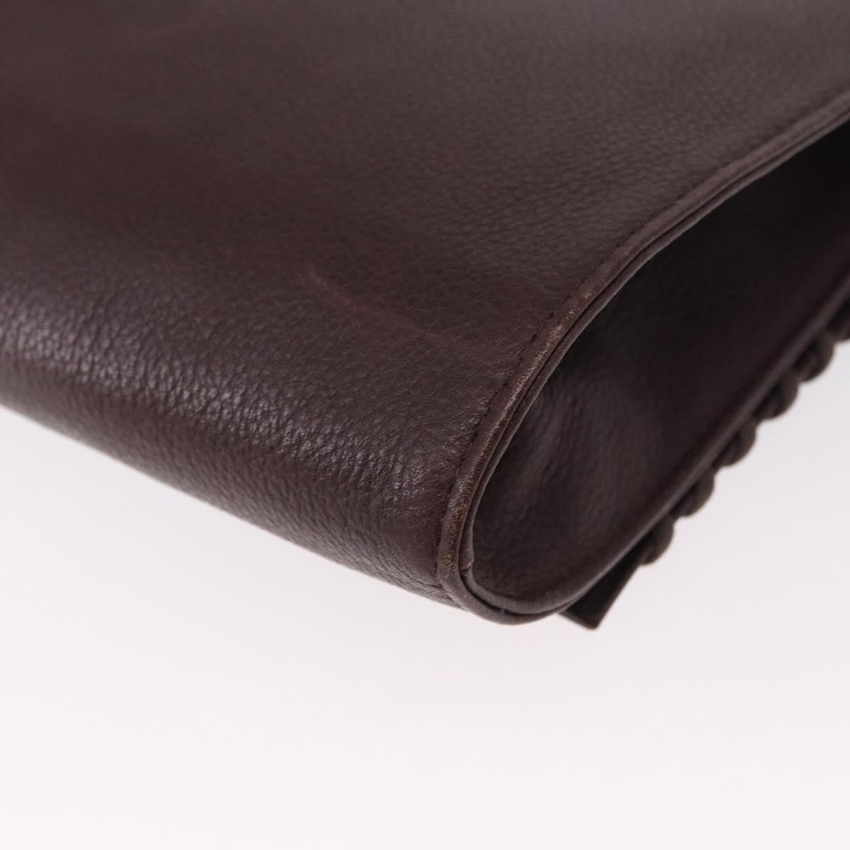 Saint Laurent Vintage Leather Purple Leather Shoulder Bag Bag (Pre-Owned)