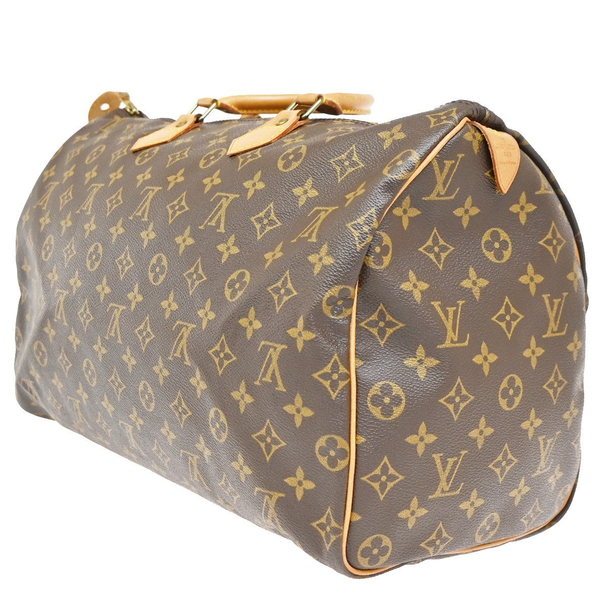 Louis Vuitton Speedy Monogram Canvas Brown Canvas Handbag (Pre-Owned)