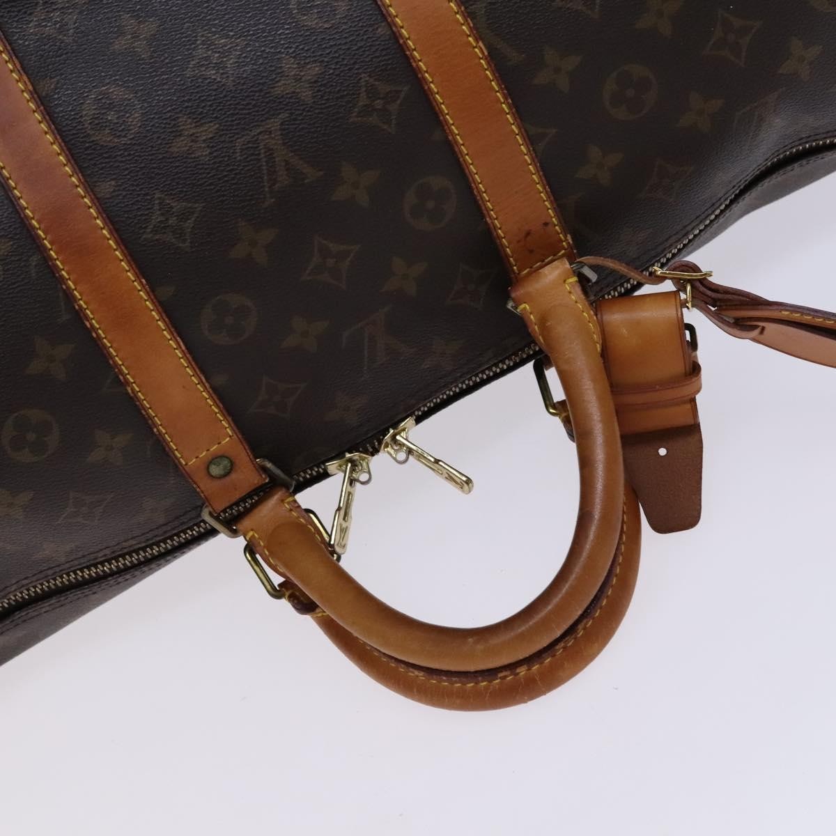 Louis Vuitton Keepall Monogram Canvas Brown Canvas Travel Bag Bag (Pre-Owned)