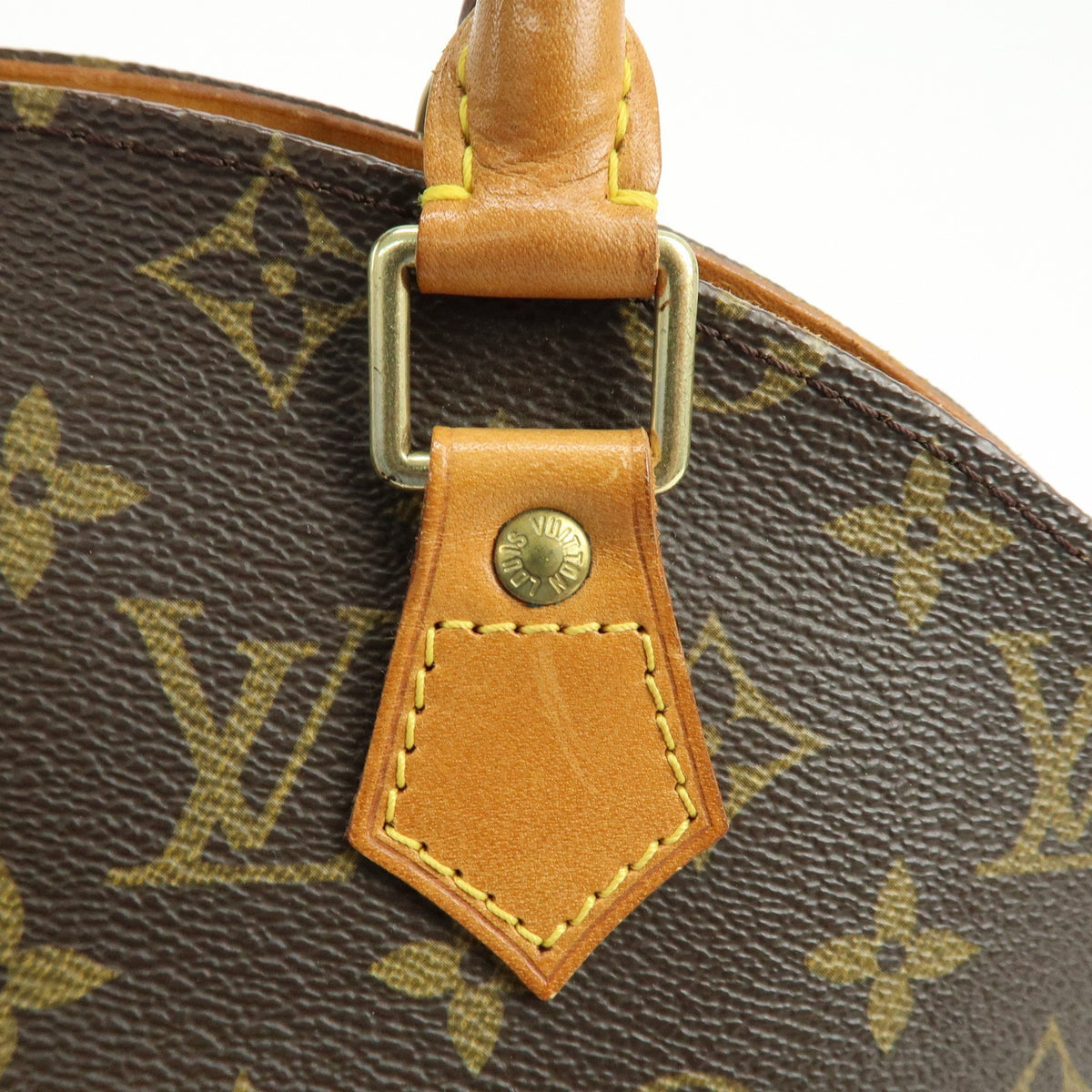 Louis Vuitton Ellipse Monogram Canvas Brown Canvas Handbag (Pre-Owned)