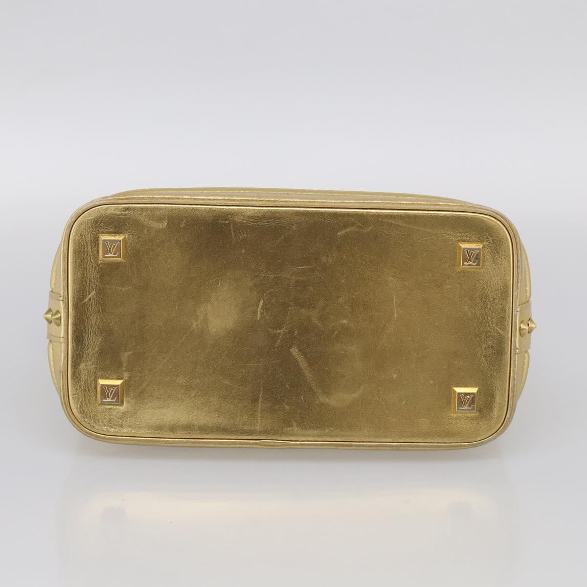Louis Vuitton Suhali Lockit Leather Gold Leather Handbag (Pre-Owned)