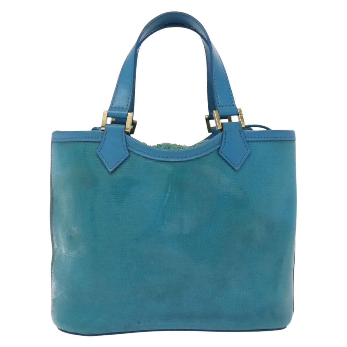 Louis Vuitton Plage Lagoon Bay Vinyl Epi Leather Blue Leather Bag (Pre-Owned)