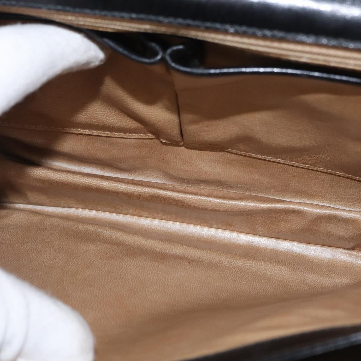 Celine Handbag Leather Black Leather Handbag (Pre-Owned)