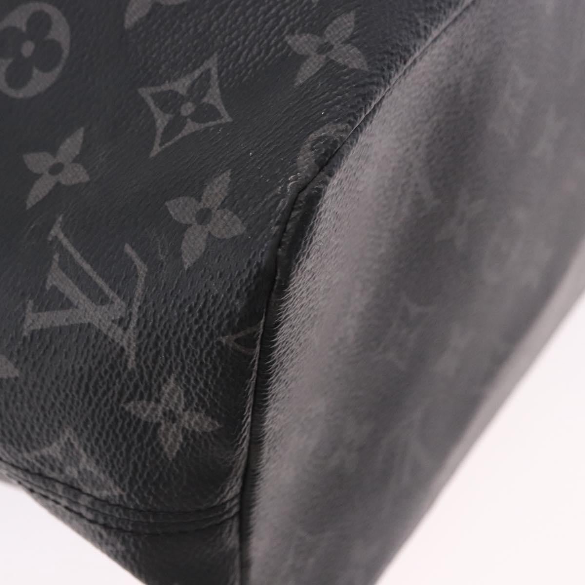 Louis Vuitton Cabas Light Drawstring Monogram Eclipse Canvas Black Canvas Tote Bag Bag (Pre-Owned)