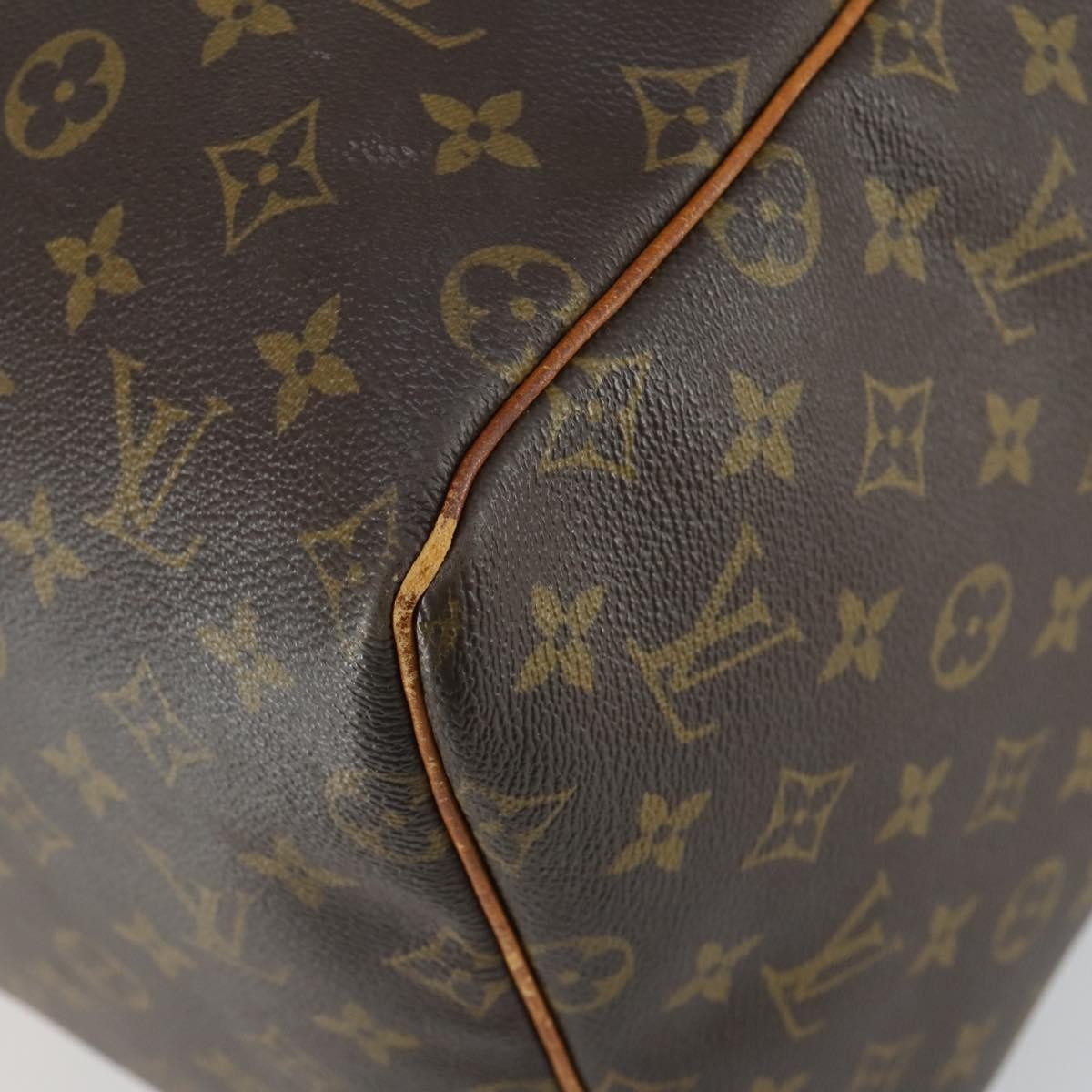 Louis Vuitton Keepall Monogram Canvas Brown Canvas Travel Bag Bag (Pre-Owned)