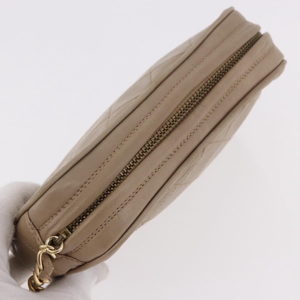 Bottega Veneta Vintage Clutch Crocodile Beige Leather Clutche & Pouche Bag (Pre-Owned)