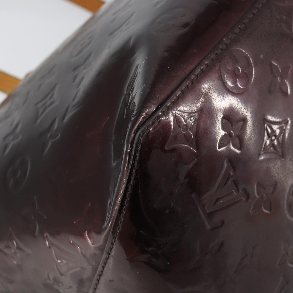 Louis Vuitton Bellevue Monogram Vernis Purple Patent_Leather Tote Bag Bag (Pre-Owned)