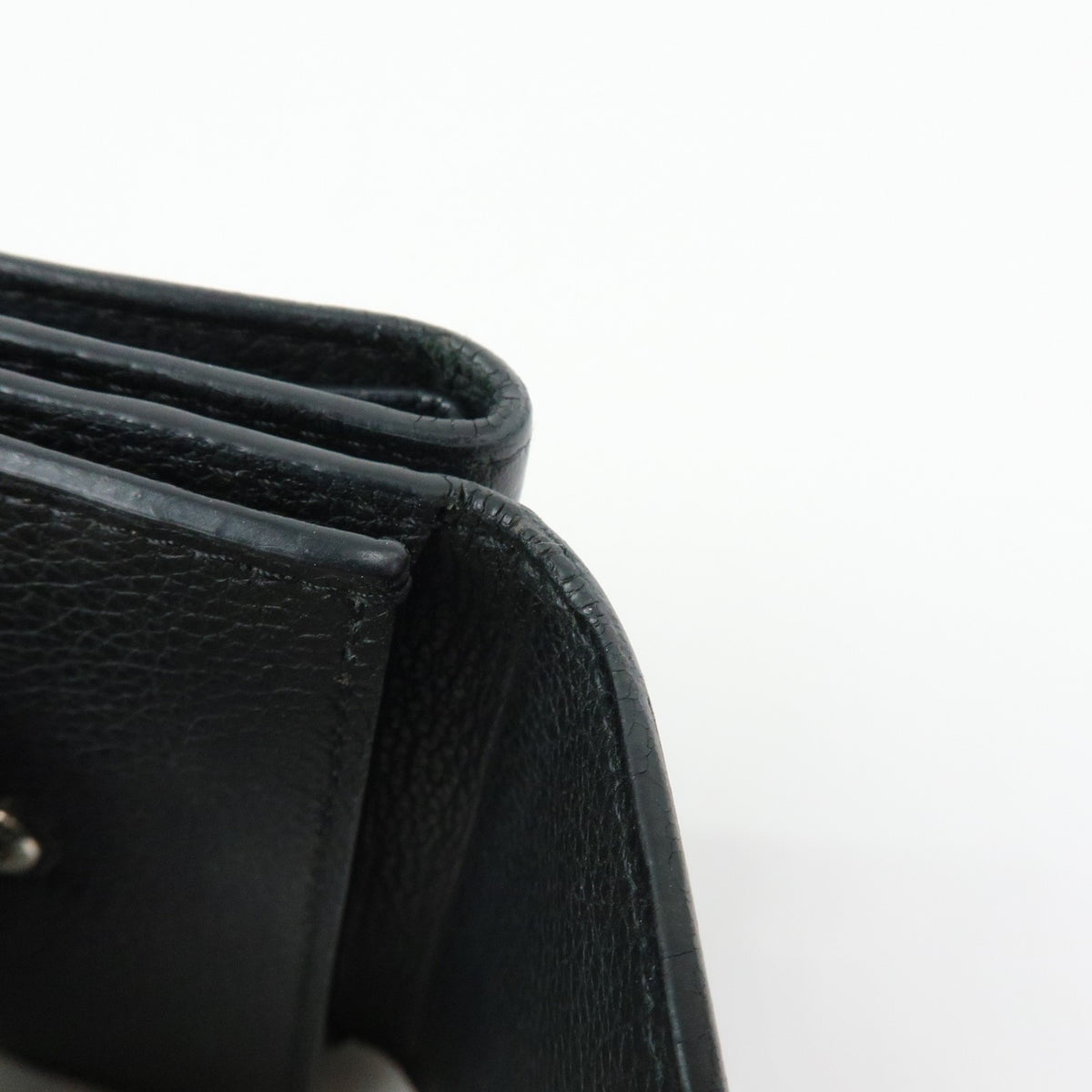 Louis Vuitton Lockmini Leather Black Leather Wallets Accessory (Pre-Owned)