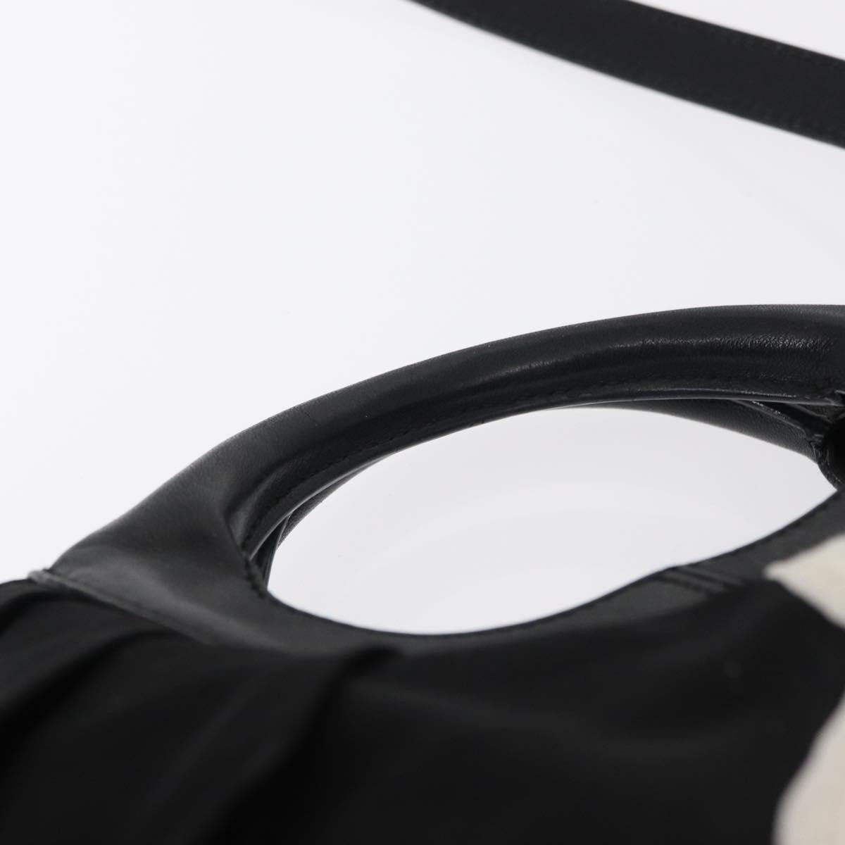 Salvatore Ferragamo Vala Tote Nylon Black Nylon Tote Bag Bag (Pre-Owned)