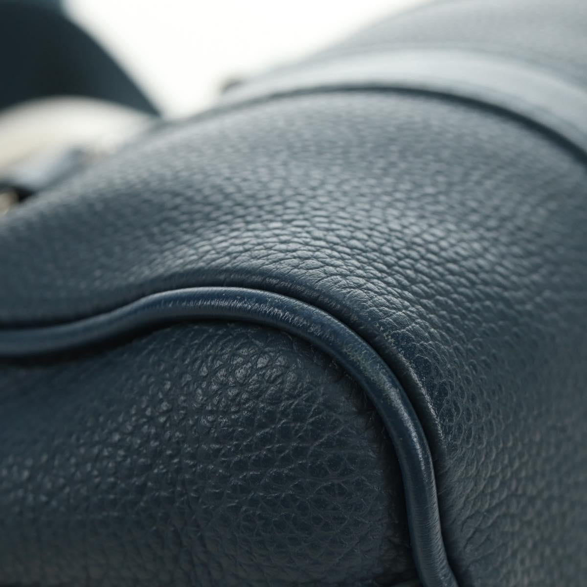 Louis Vuitton Keepall Bandouliere Limited Edition Aerogram Leather Blue Leather Travel Bag Bag (Pre-Owned)