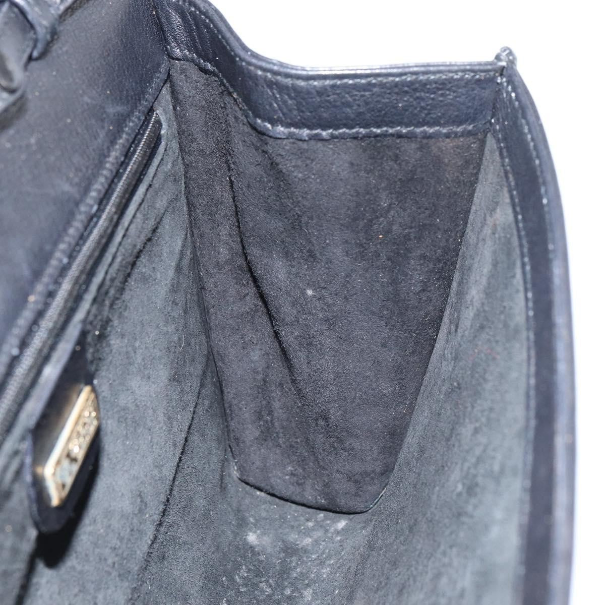 Gucci Vintage Leather Black Leather Shoulder Bag Bag (Pre-Owned)