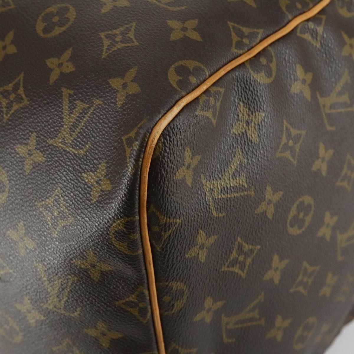 Louis Vuitton Keepall Monogram Canvas Brown Canvas Travel Bag Bag (Pre-Owned)