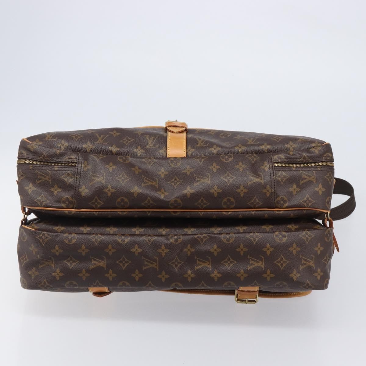 Louis Vuitton Sac Chasse Hunting Monogram Canvas Brown Canvas Handbag (Pre-Owned)