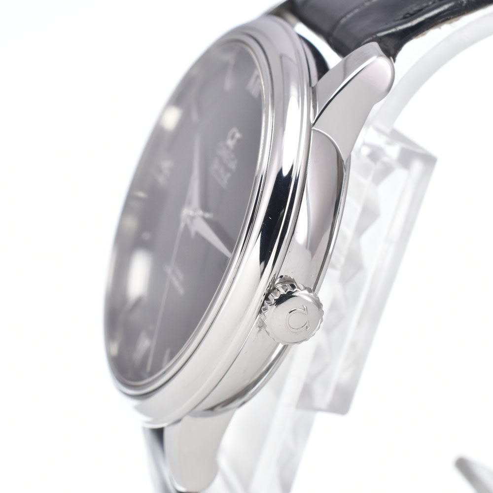 Omega De Ville Prestige Co-Axial Chronometer Automatic Stainless Steel And Alligator Watch (Pre-Owned)