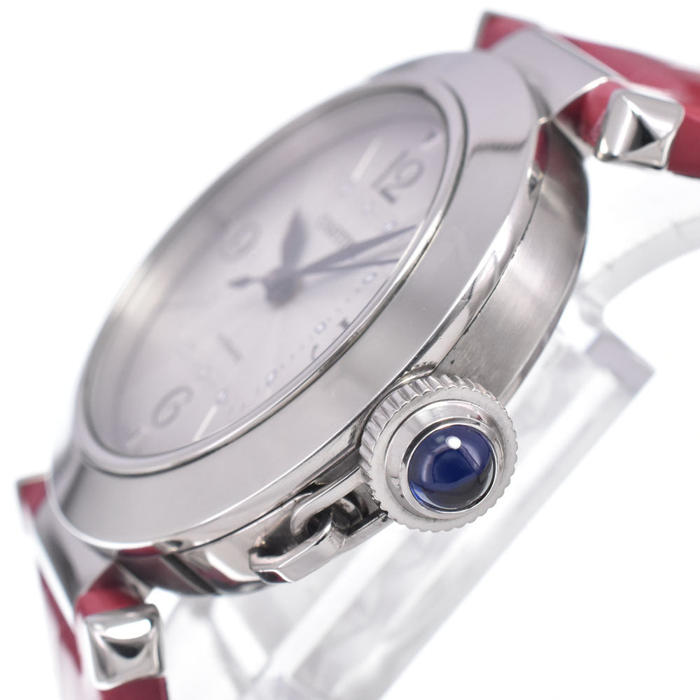 Cartier Pasha De Cartier Automatic Stainless Steel And Alligator Watch (Pre-Owned)