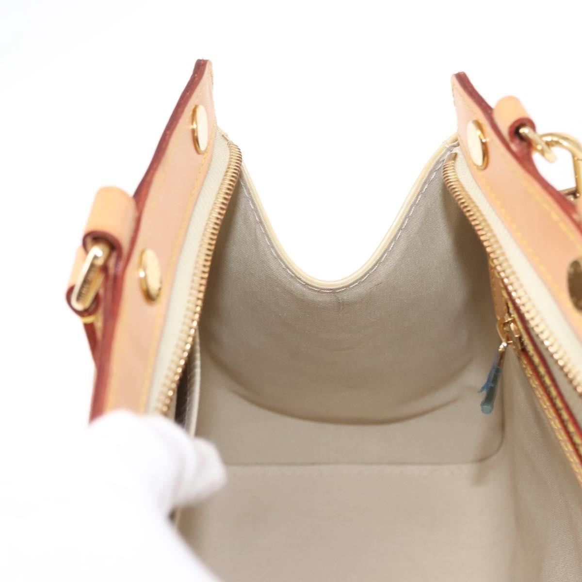 Louis Vuitton Brea Monogram Vernis Beige Patent_Leather Bag (Pre-Owned)