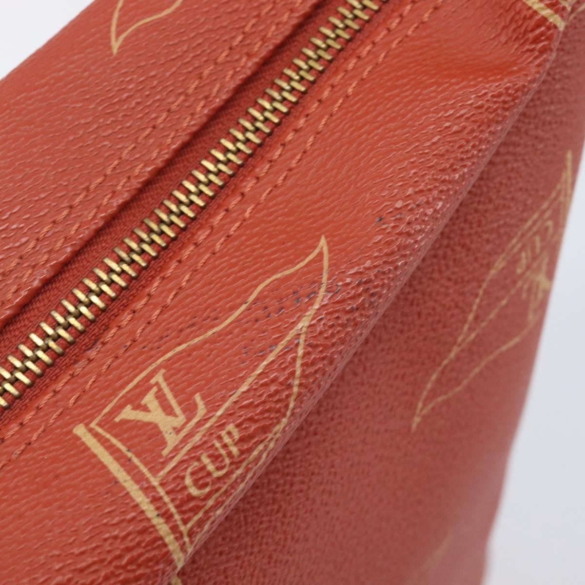 Louis Vuitton Cup Le Touquet Cup Canvas Red Canvas Shoulder Bag Bag (Pre-Owned)