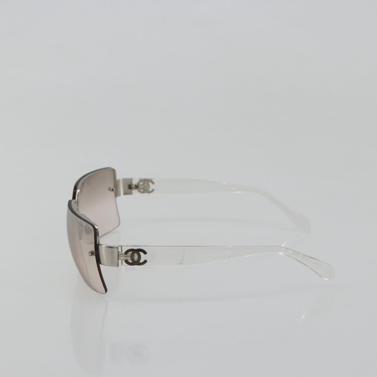 Chanel Logo Cc Plastic Clear Plastic Sunglasse Accessory (Pre-Owned)
