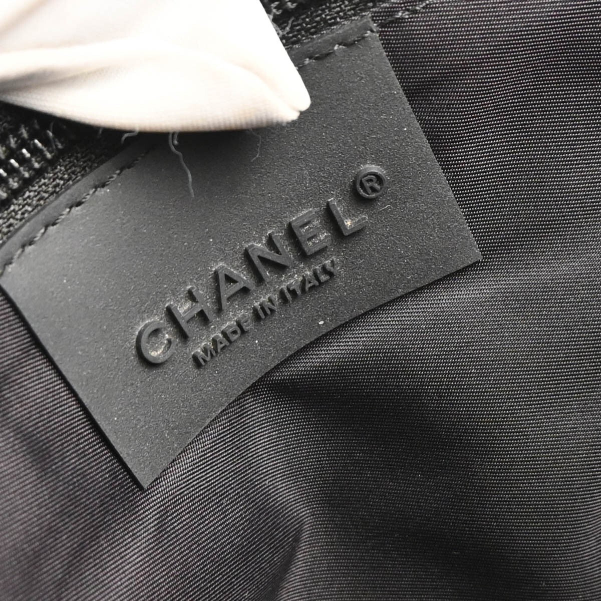 Chanel Sport Line Flap Messenger Wool And Nylon Black Nylon Shoulder Bag Bag (Pre-Owned)