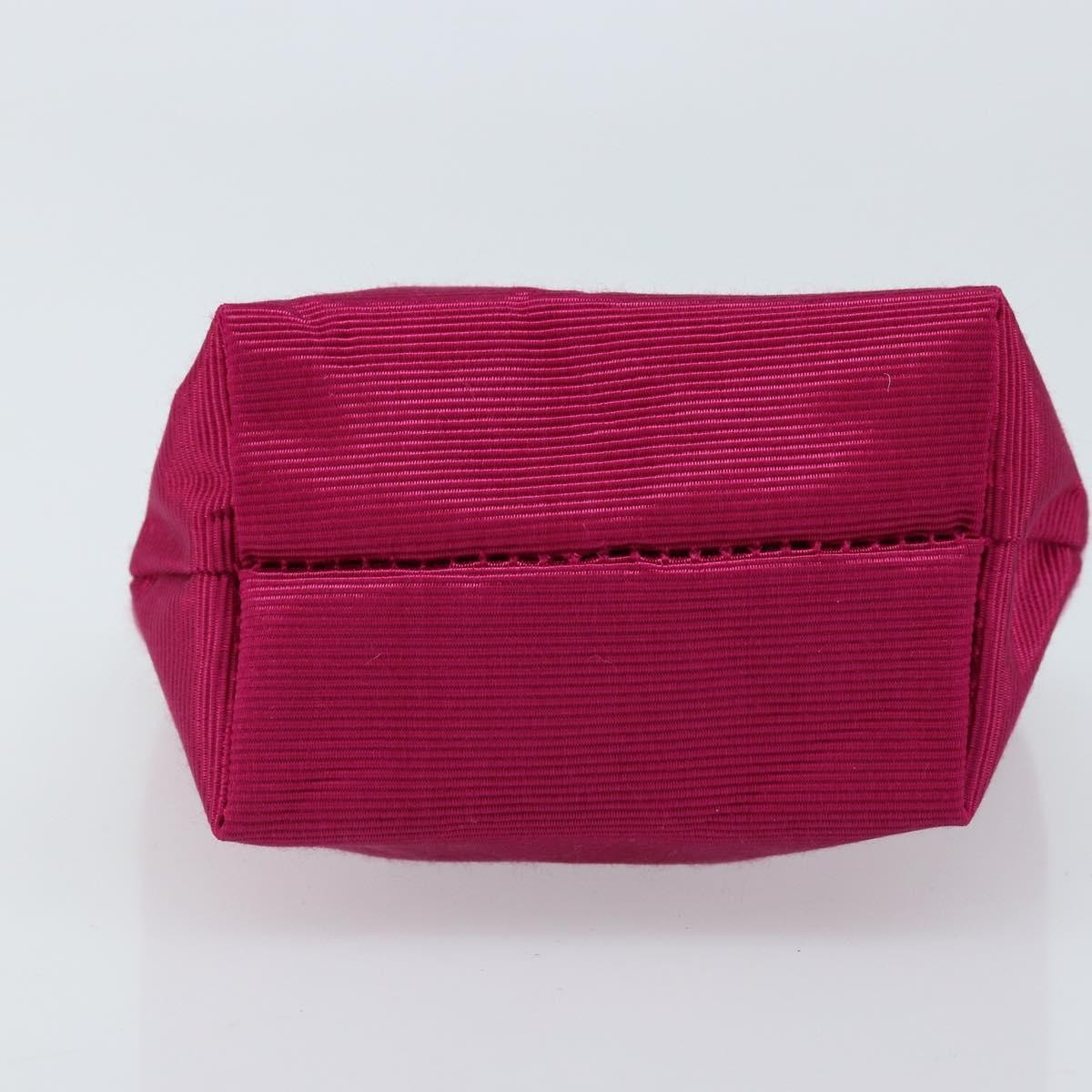 Celine Circle Logo Canvas Pink Canvas Clutche & Pouche Bag (Pre-Owned)