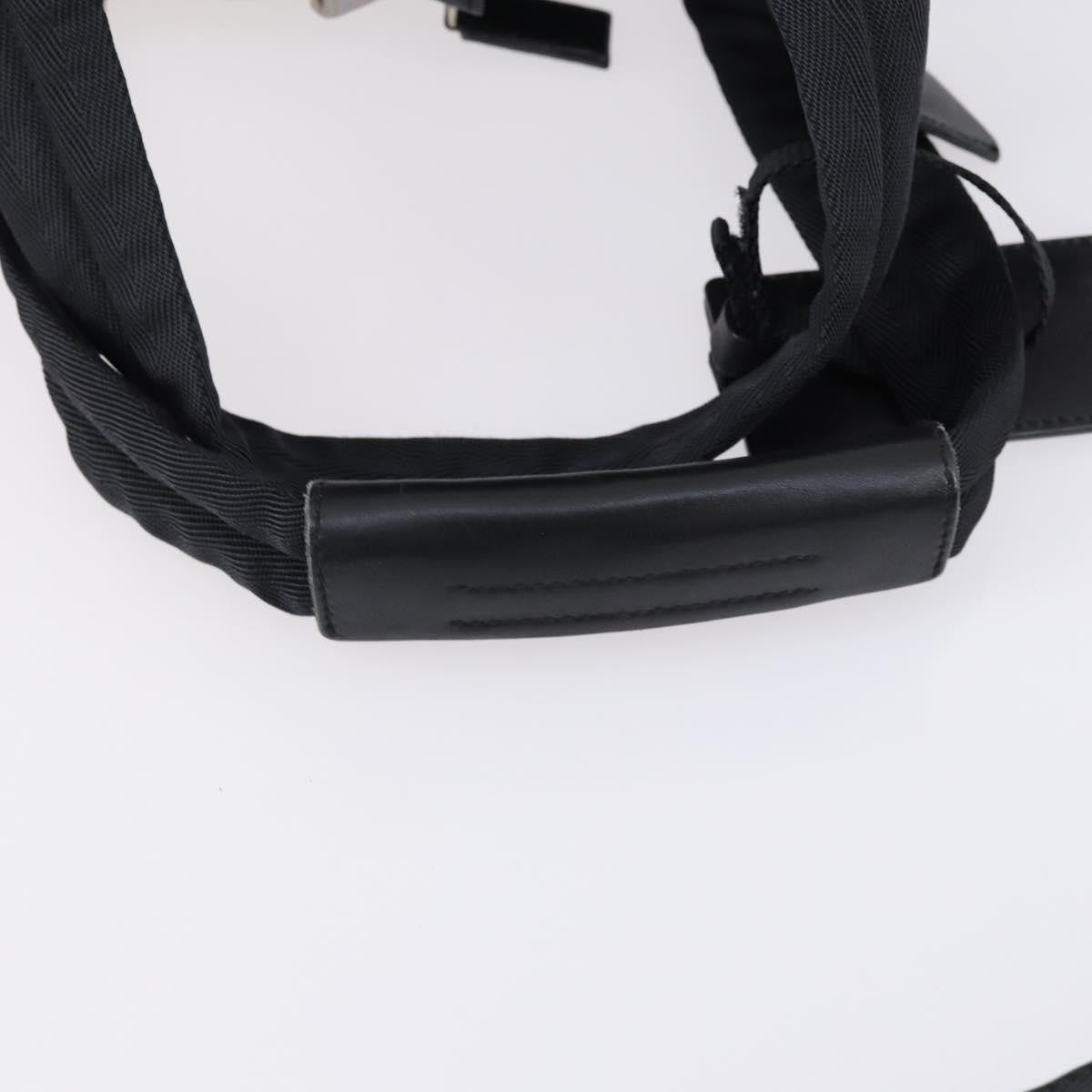Prada Porta Computer Tessuto And Saffiano Leather Black Nylon Briefcase Bag (Pre-Owned)