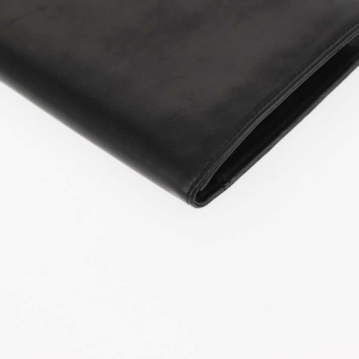 Chanel Timeless Cc French Leather Black Leather Wallets Accessory (Pre-Owned)