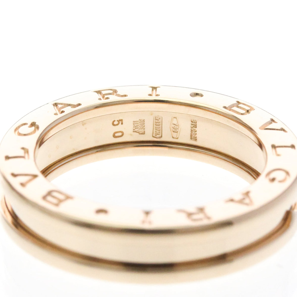 Bvlgari B.Zero1 One Band 18K Yellow Gold Gold Yellow_Gold Ring Jewelry (Pre-Owned)