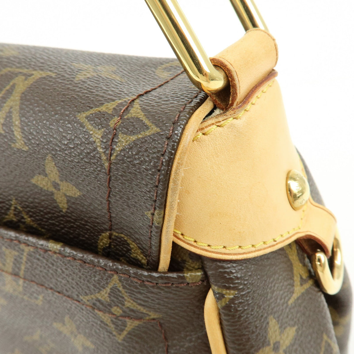 Louis Vuitton Beverly Monogram Canvas Brown Canvas Handbag (Pre-Owned)
