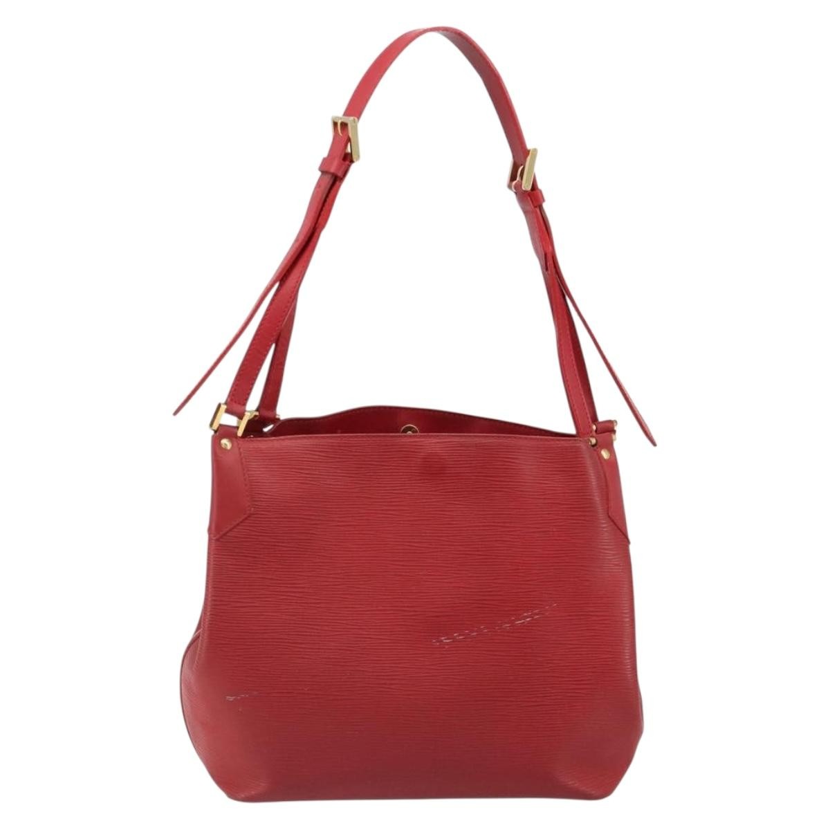 Louis Vuitton Mandara Epi Leather Red Leather Shoulder Bag Bag (Pre-Owned)
