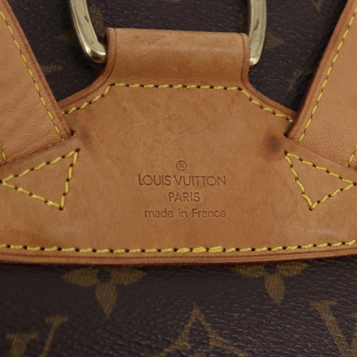 Louis Vuitton Montsouris Monogram Brown Canvas Backpack Bag (Pre-Owned)