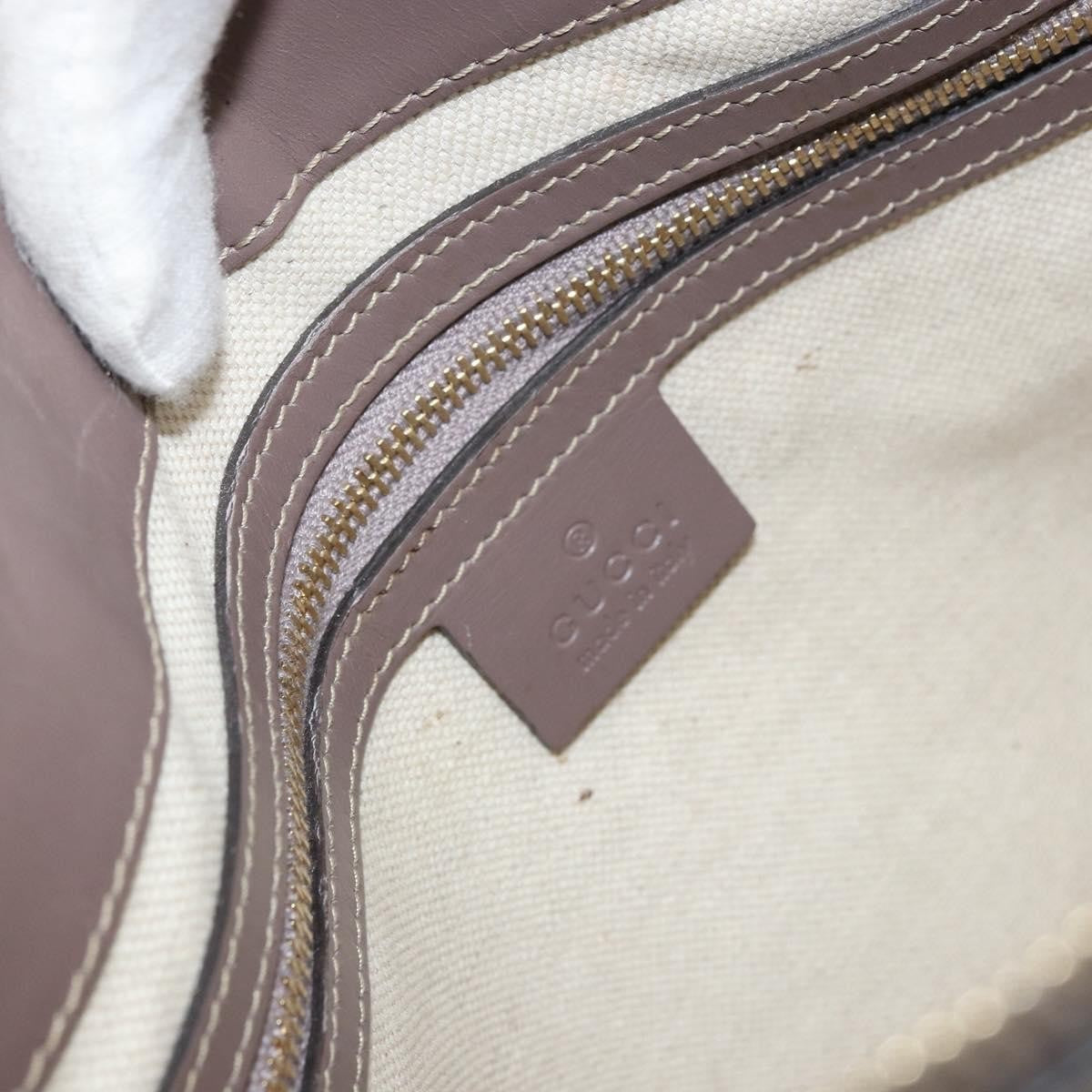 Gucci Mayfair Messenger Gg Canvas And Leather Beige Canvas Shoulder Bag Bag (Pre-Owned)