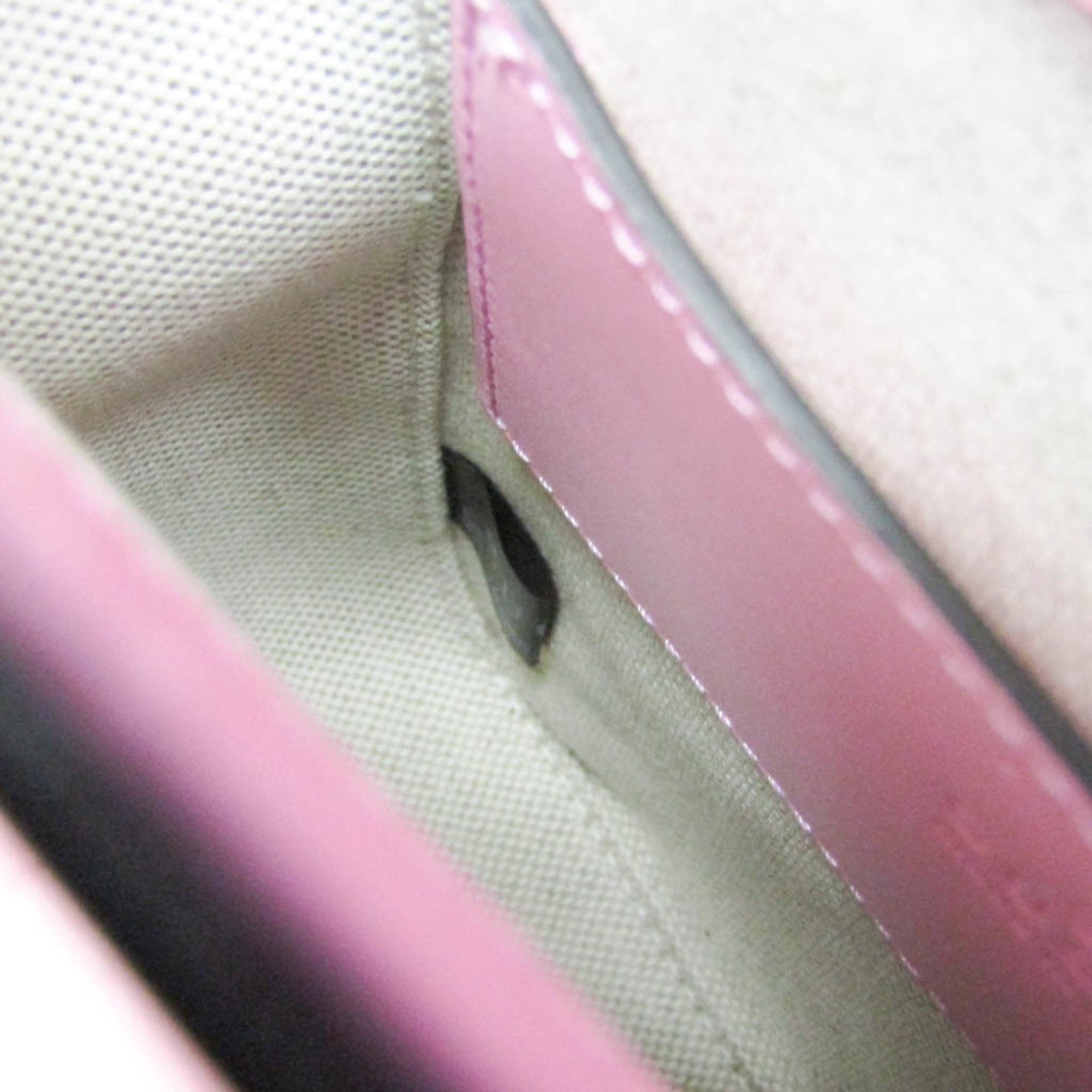 Gucci Bamboo Top Handle Backpack Leather Pink Leather Backpack Bag (Pre-Owned)