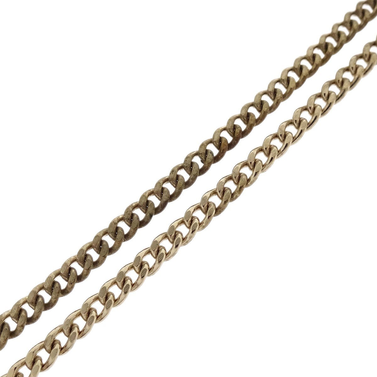Chanel Square Cc Pendant Metal Gold Gold_Plated Necklace Jewelry (Pre-Owned)