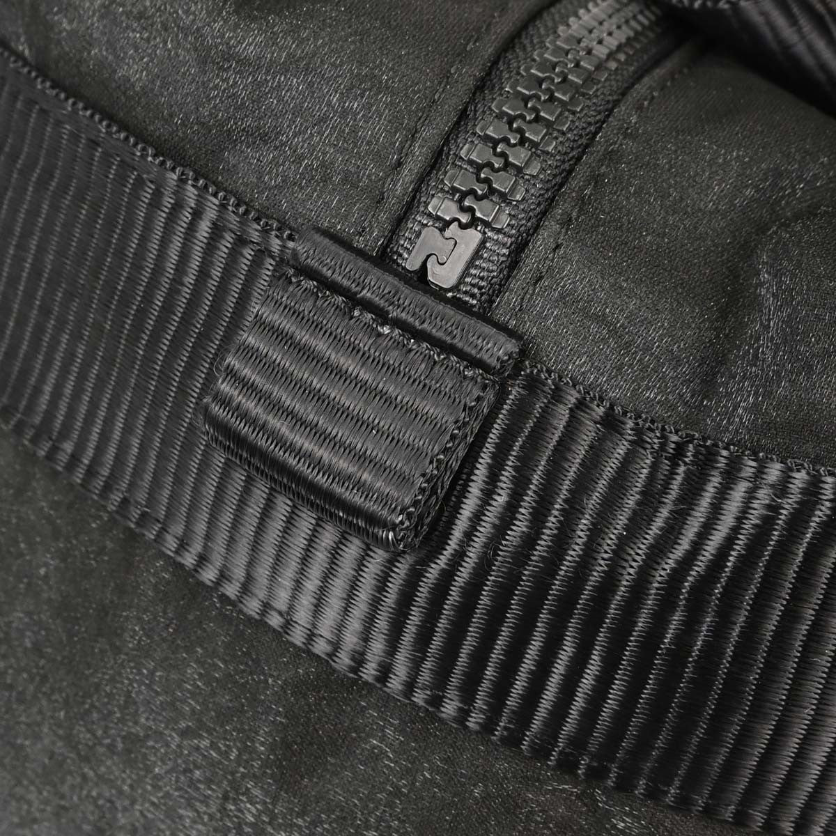 Chanel Sport Line Double Pocket Duffle Quilted Nylon Black Nylon Handbag (Pre-Owned)