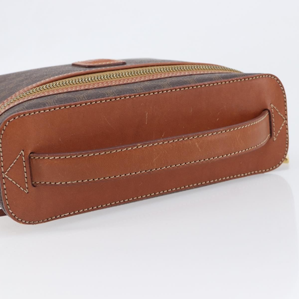 Celine Macadam Vanity Canvas Brown Canvas Clutche & Pouche Bag (Pre-Owned)