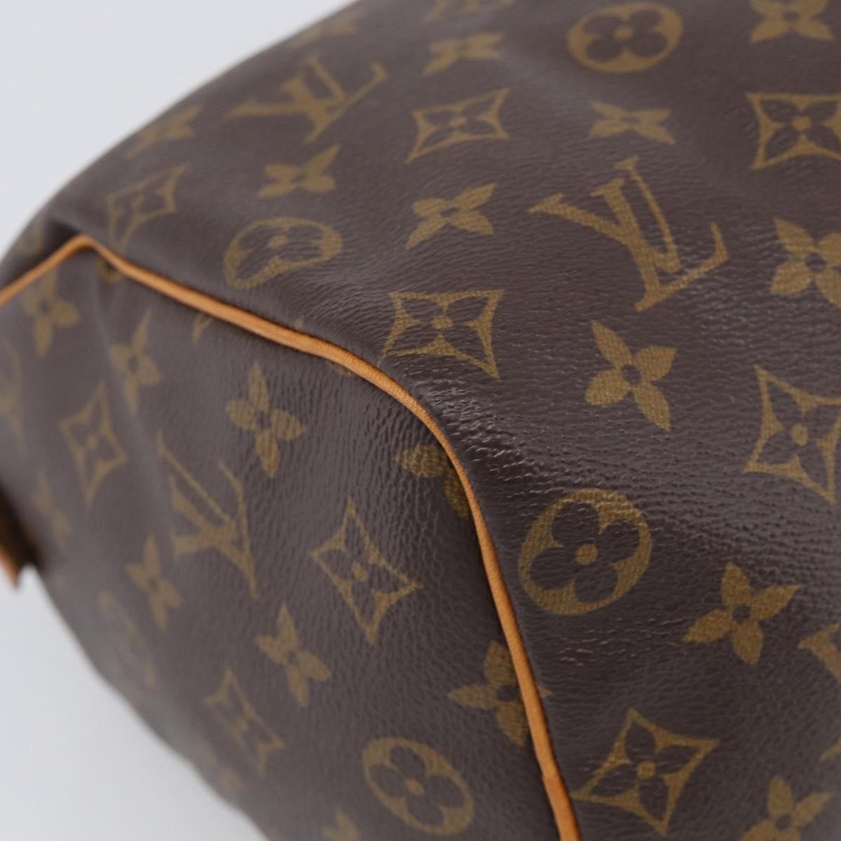 Louis Vuitton Speedy Monogram Canvas Brown Canvas Handbag (Pre-Owned)