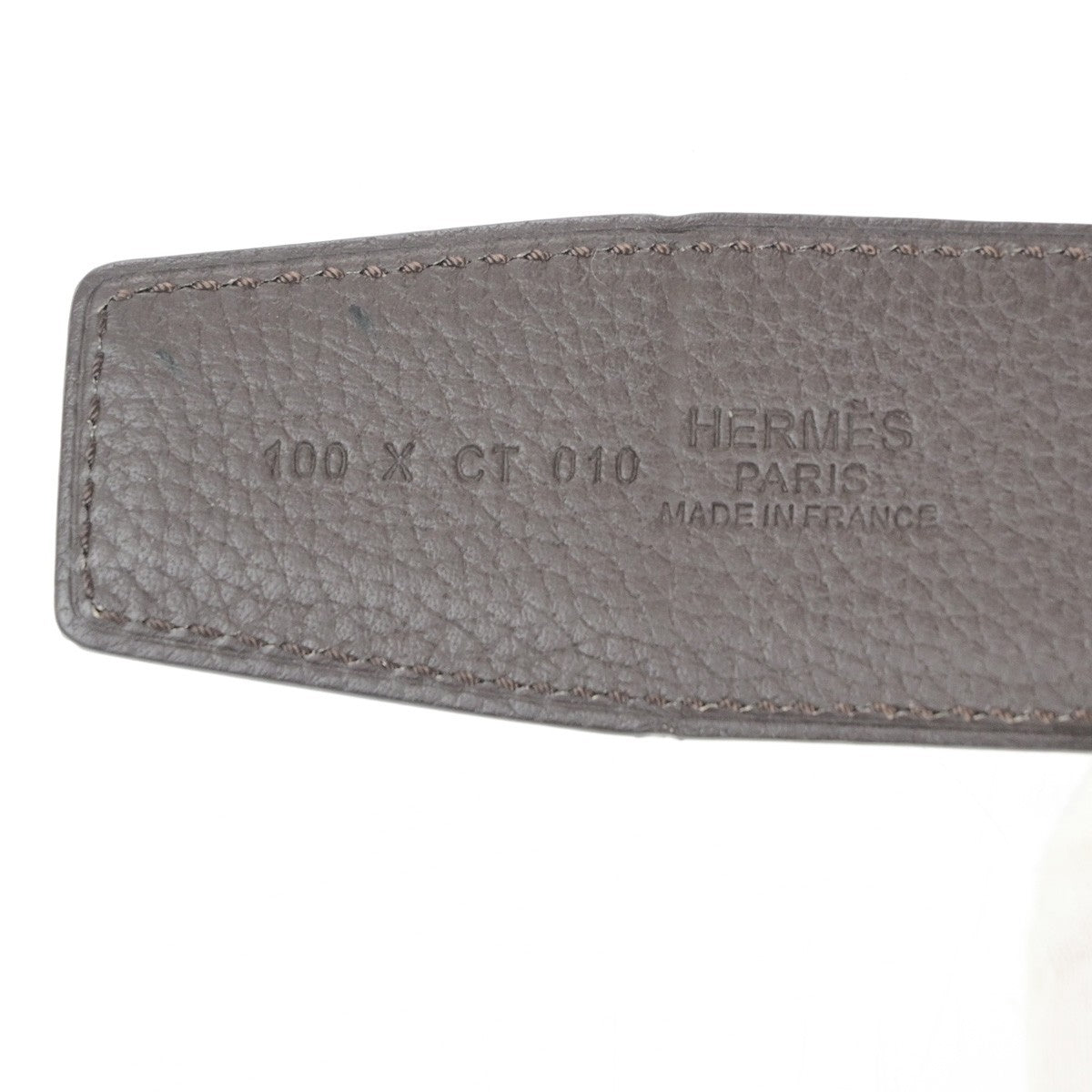 Hermes Constance Reversible Belt Leather Brown Leather Belts Accessory (Pre-Owned)